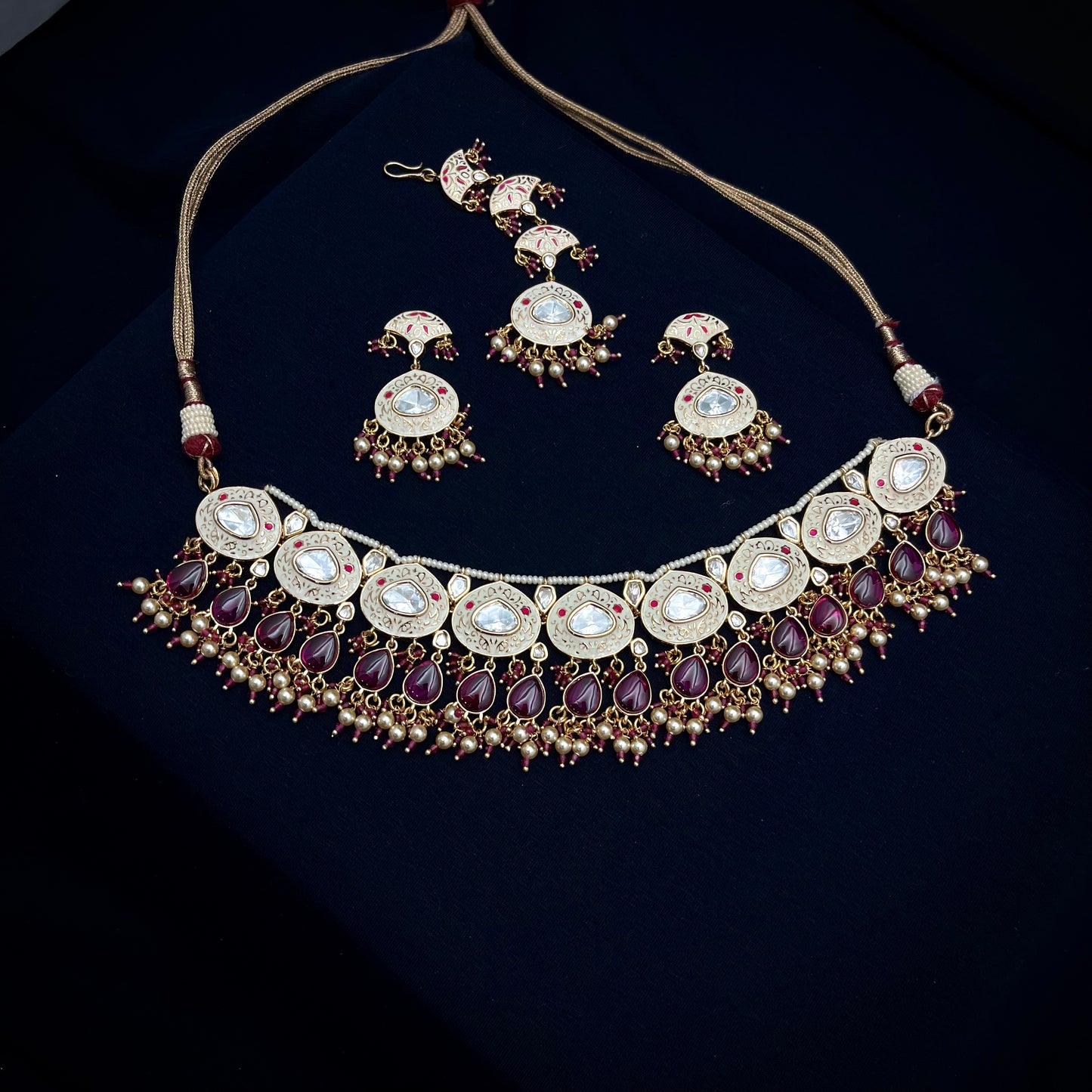 Meenakari Necklace Set