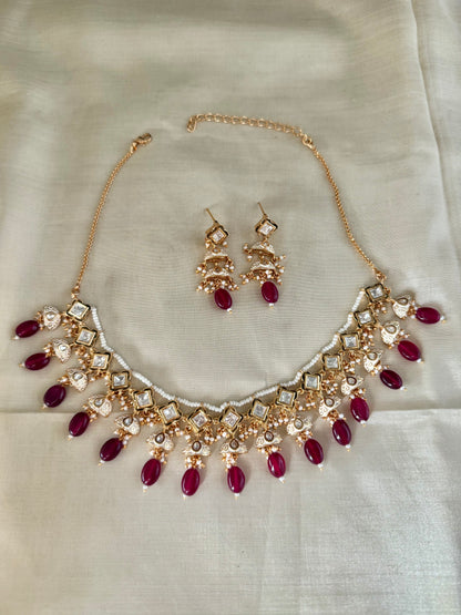 Rohika Meenakari Necklace Set