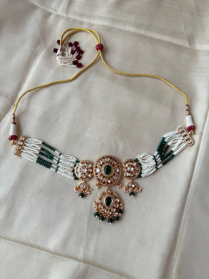 Aavya Pearl Choker Set