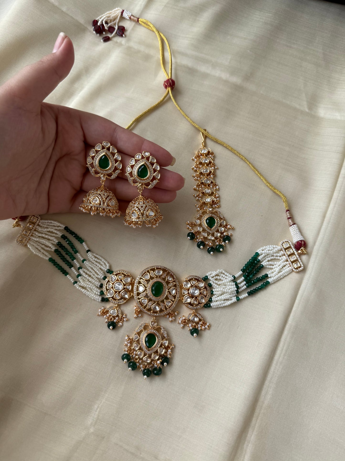 Aavya Pearl Choker Set