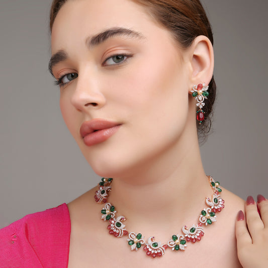 Mor Ratna Necklace Set
