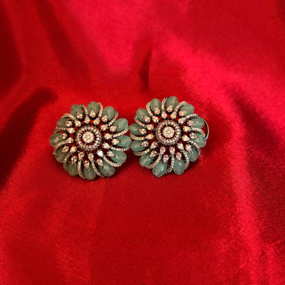 Mint Mandala Earrings