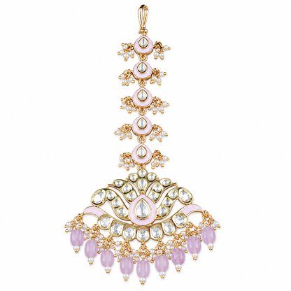 Vruksh Styled Meena Kundan Mang Tikka