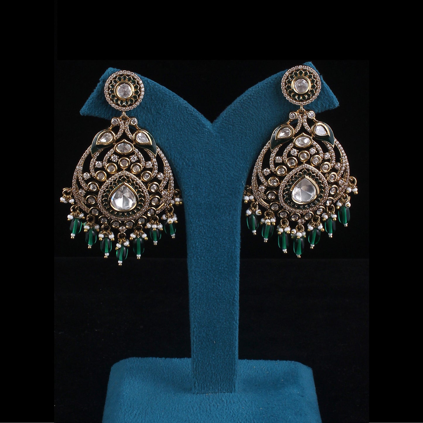 Victorian Meena Dangler Earrings