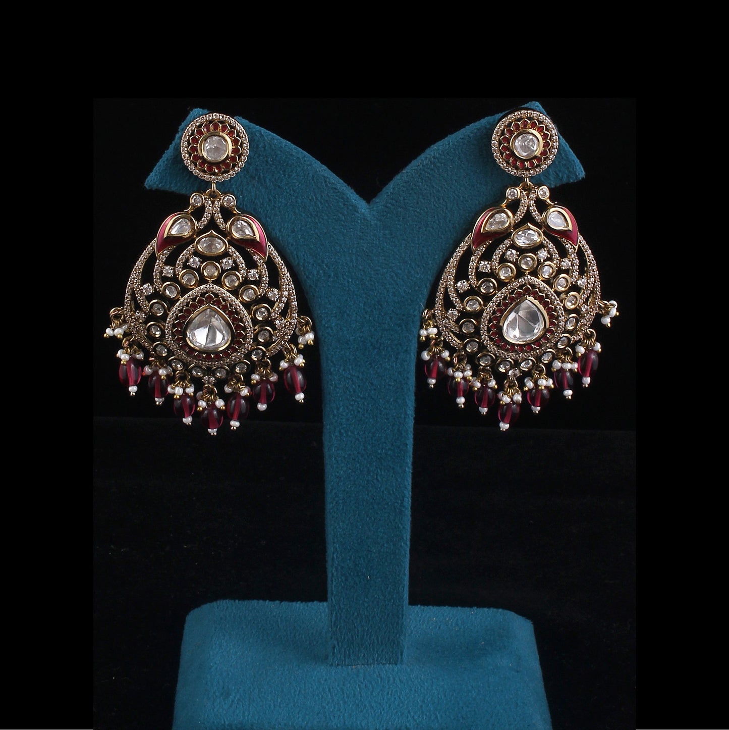 Victorian Meena Dangler Earrings