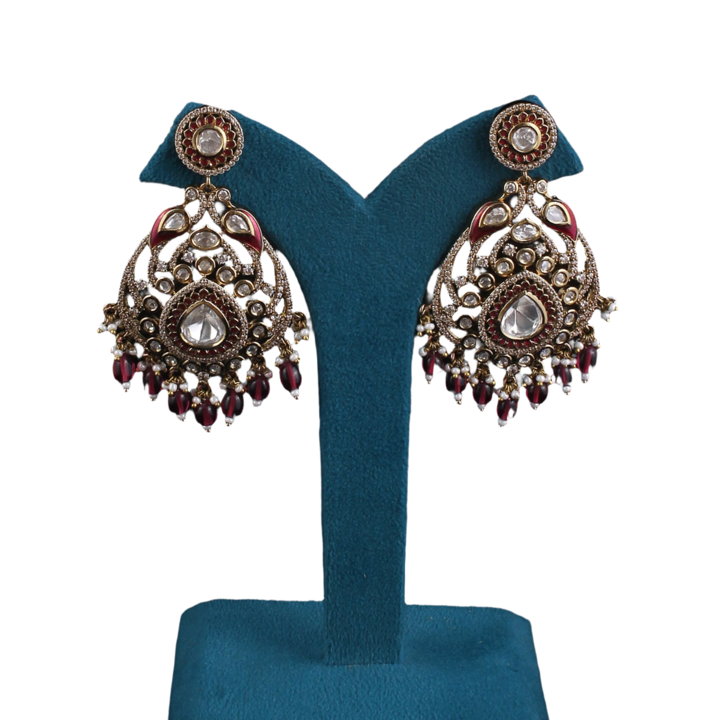 Victorian Meena Dangler Earrings