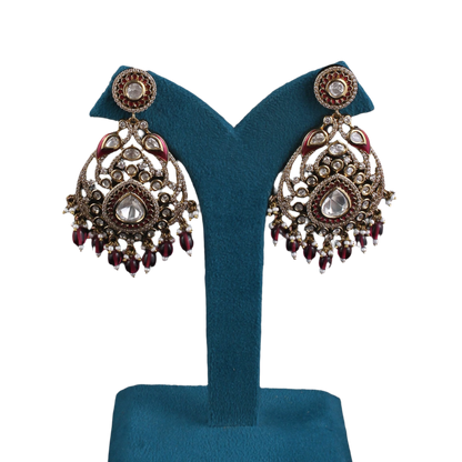 Victorian Meena Dangler Earrings