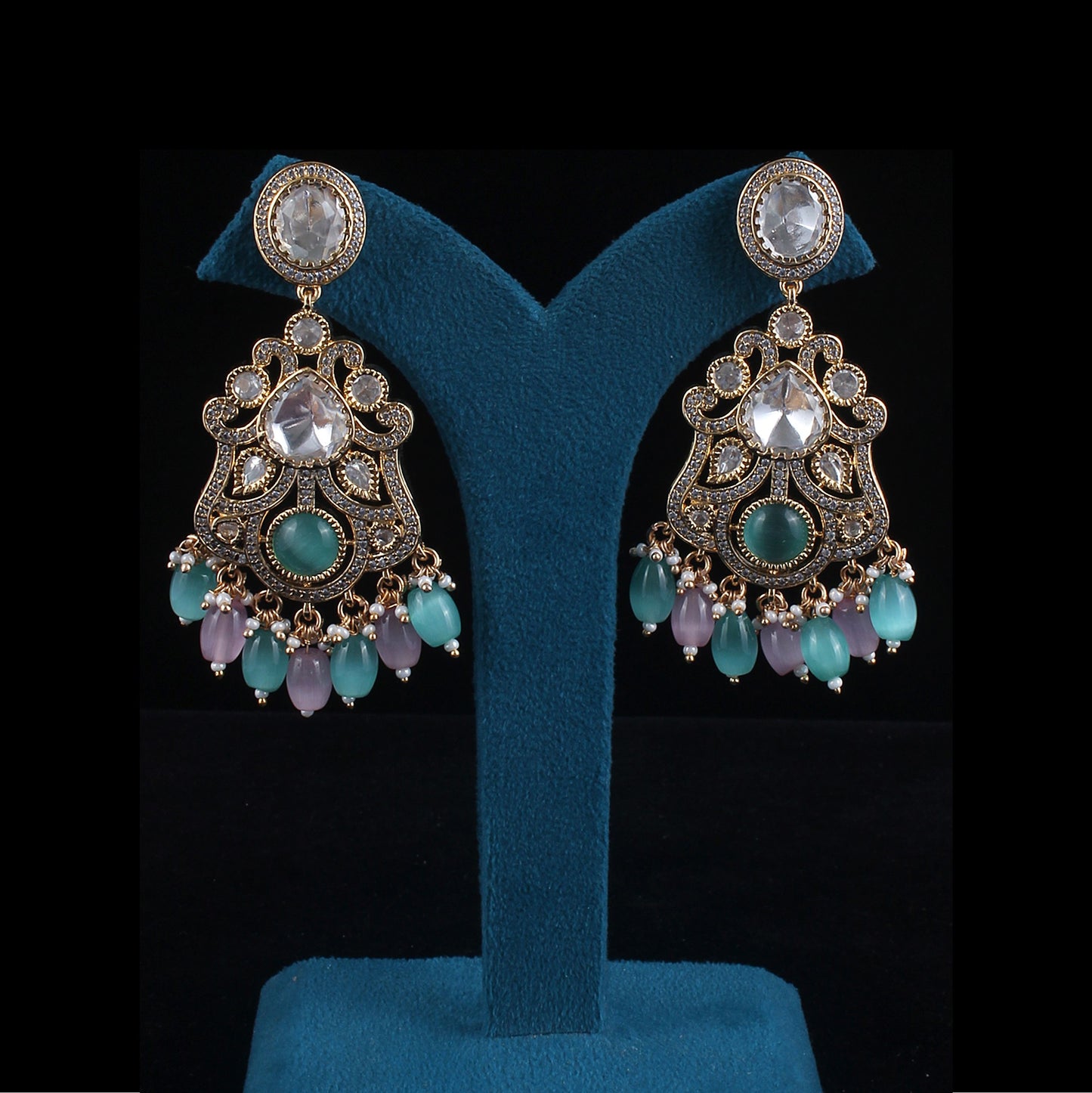 Royal Pota Dangler Earrings