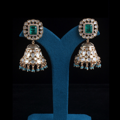 Doublet Fused Jhumka Earrings