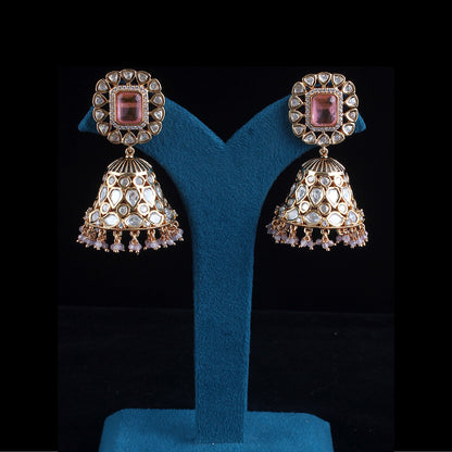 Doublet Fused Jhumka Earrings