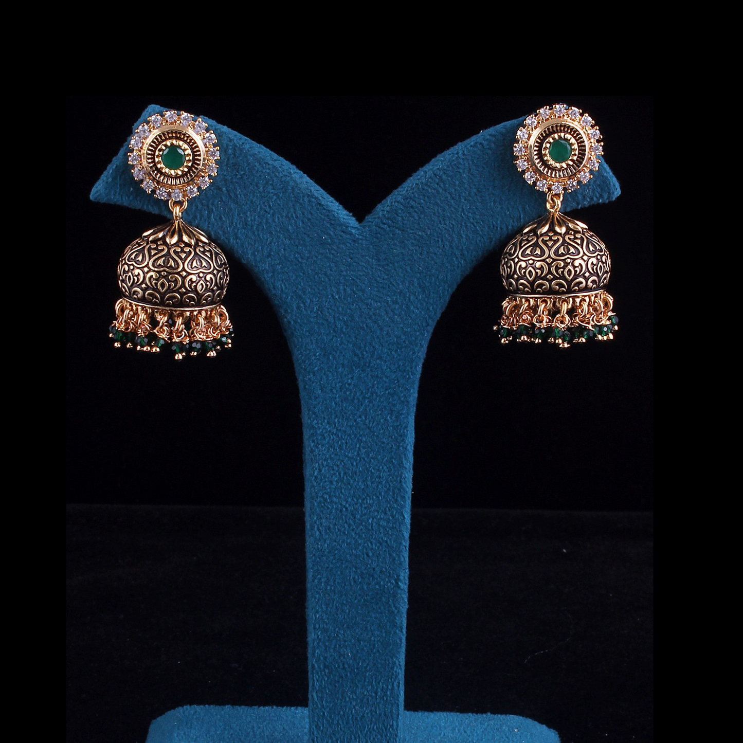 Mini Antique Jhumka Earrings