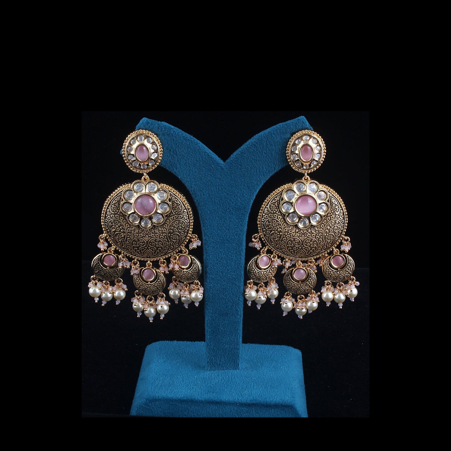 Antique Chandbali Earrings