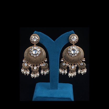 Antique Chandbali Earrings