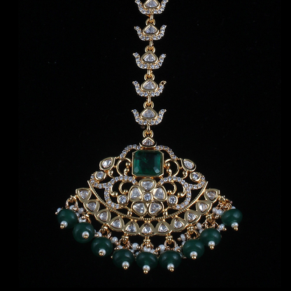 Doublet Styled Kundan Mang Tikka