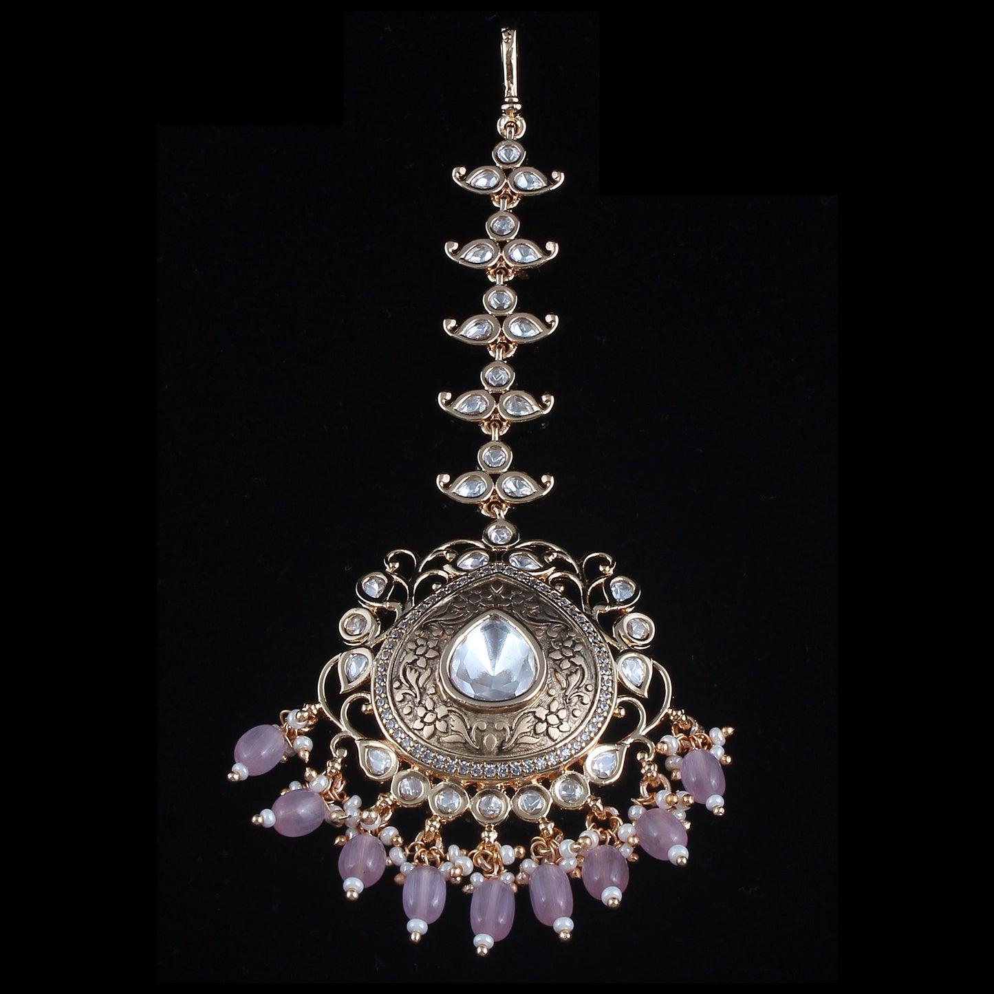 Antique Styled Kundan Mang Tikka