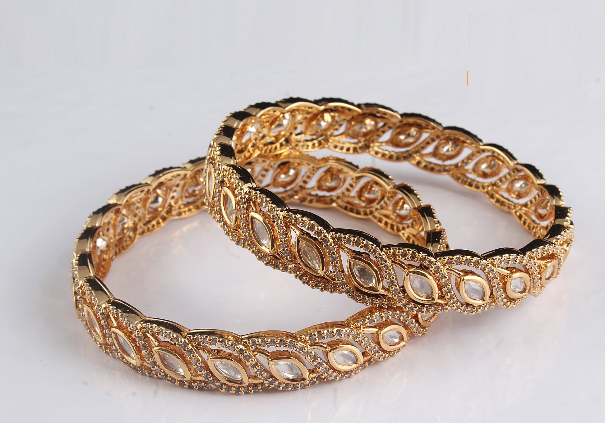 Polki Kundan Bangles