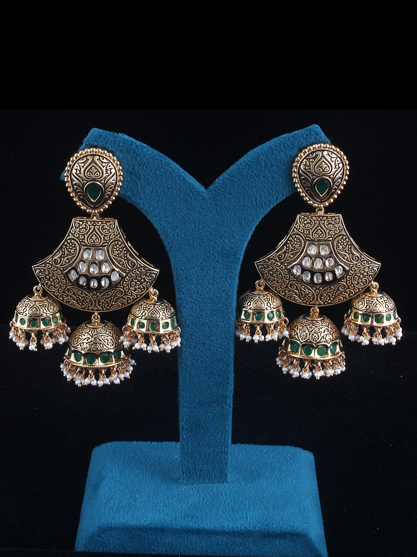 Antique Mini Jhumka Earrings