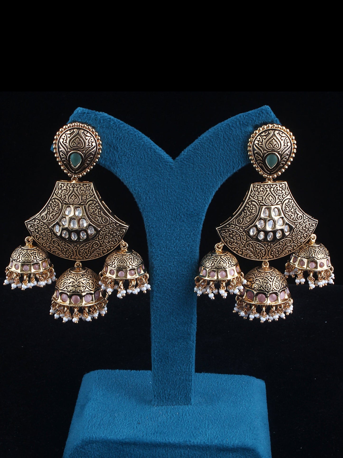 Antique Mini Jhumka Earrings