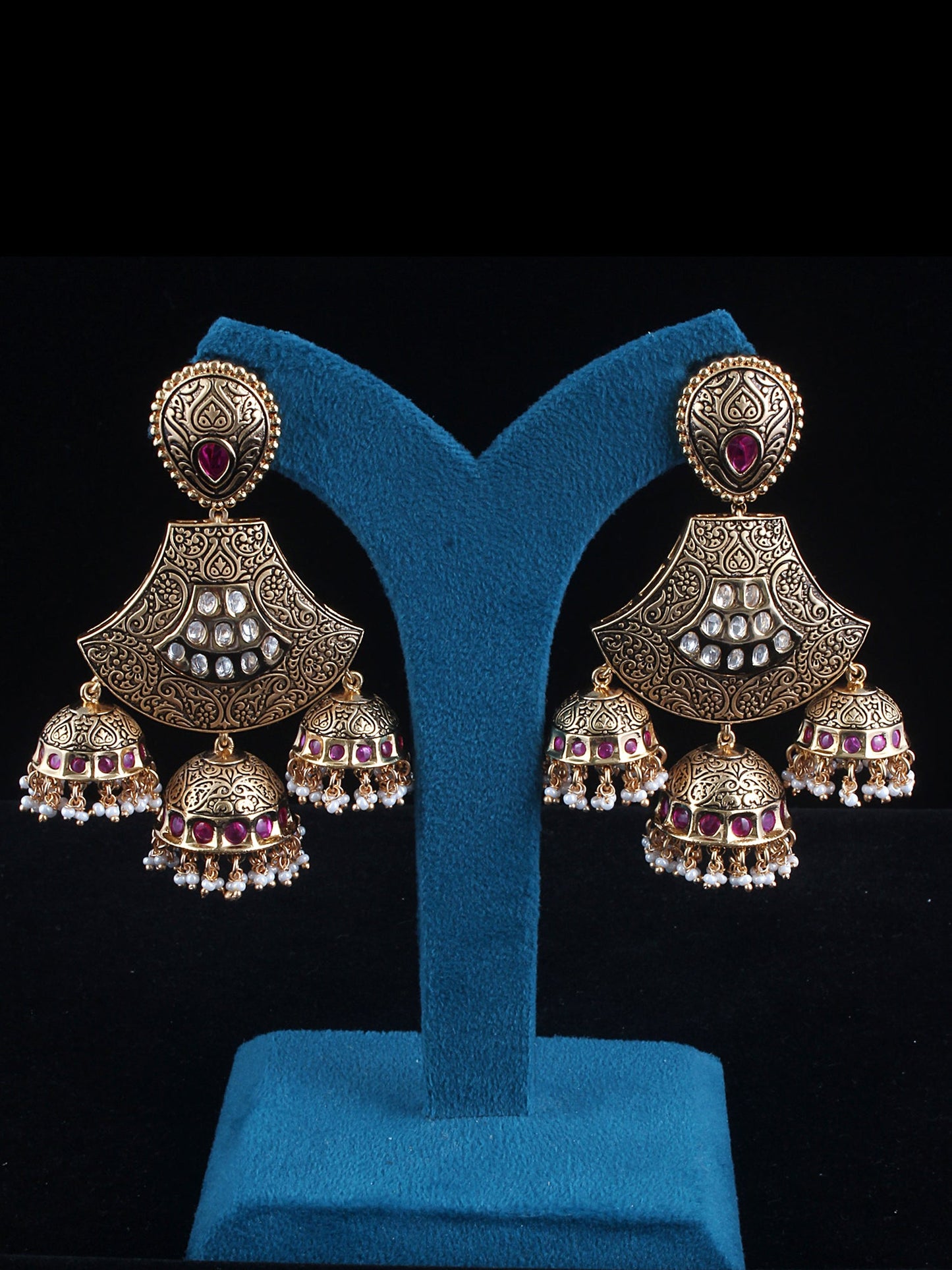 Antique Mini Jhumka Earrings